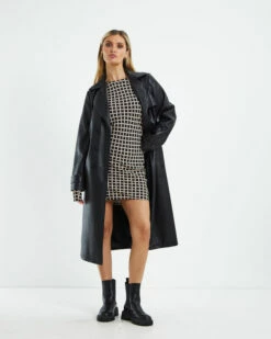 Elsa Long Sleeve Bias Cut Mini Dress Assorted 11 Elsa Long Sleeve Bias Cut Mini Dress Assorted -Insight Shop 4 14797