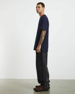 Basic Crew T-Shirt Navy -Insight Shop 4 15957