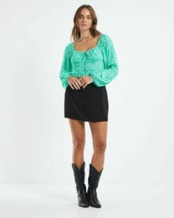 Zinnia Sweetheart Gathered Front Bodice Green 11 Zinnia Sweetheart Gathered Front Bodice Green -Insight Shop 4 16399