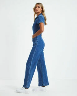 Insight Nikki Denim Maxi Boilersuit Blue Dusk -Insight Shop 4 1683