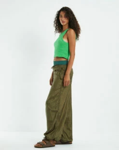High Neck Crop Top Green 11 High Neck Crop Top Green -Insight Shop 4 17181