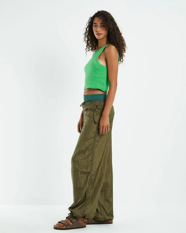 High Neck Crop Top Green 6 High Neck Crop Top Green - Image 4