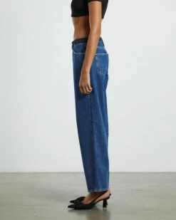 Calvin Klein 90s Straight Leg Jeans Dark Blue/Black -Insight Shop 4 18033