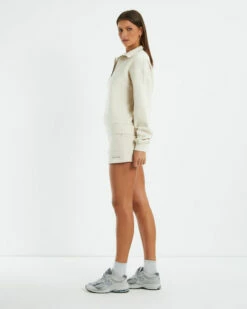 State Panelled Zip Front Fleece Oat -Insight Shop 4 18287