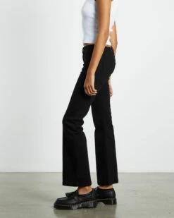 Insight Syd Stretch Low Rise Bootleg Jeans Jet Black -Insight Shop 4 18305