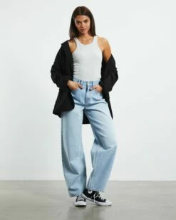 Insight Hailey High Rise Baggy Leg Jeans Maui Blue -Insight Shop 4 1850