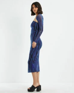 Shuro Midi Dress Bleed Blue -Insight Shop 4 18851