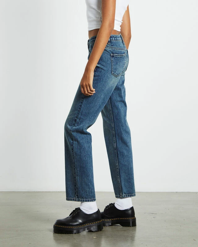 Marley Low Rise Straight Leg Jeans Vintage Tint Blue 6 Marley Low Rise Straight Leg Jeans Vintage Tint Blue - Image 4