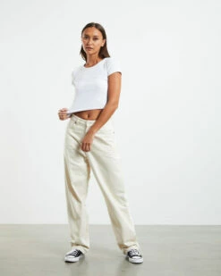 Dr. Denim Bella Worker Jeans Loom State Ecru -Insight Shop 4 19600