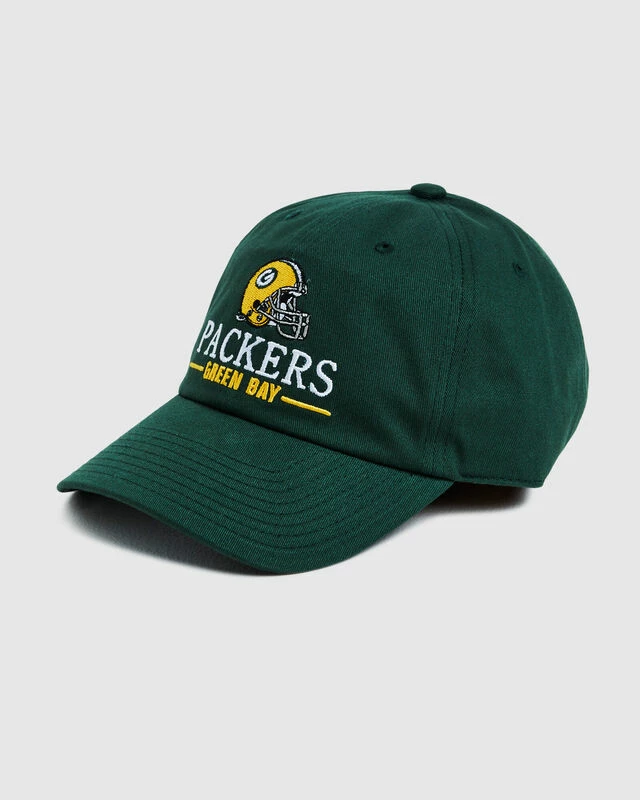 Mitchell & Ness Green Bay Packers Helmet Dad Cap Green 6 Mitchell & Ness Green Bay Packers Helmet Dad Cap Green - Image 4