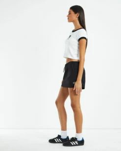 Heart Embroidery Raglan Tee White 11 Heart Embroidery Raglan Tee White -Insight Shop 4 19930