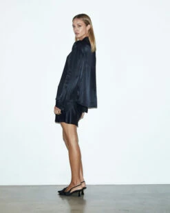 Studio Alexa Classic Silky Shirt Black 11 Studio Alexa Classic Silky Shirt Black -Insight Shop 4 20616