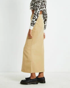 Insight Maxi Canvas Cargo Skirt Cream -Insight Shop 4 20860