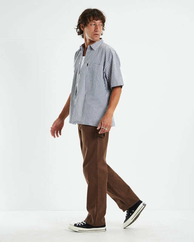 Skate Short Sleeve Shirt In White/Black 6 Skate Short Sleeve Shirt In White/Black - Image 4