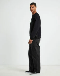 Insight Shrooms Crew Jumper Black -Insight Shop 4 21742