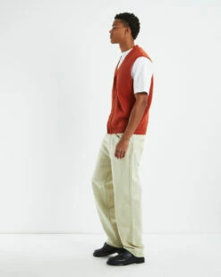 Levis Rincon Button Down Vest Roobios Orange -Insight Shop 4 23512