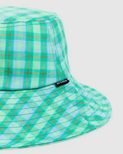 Afends Tully Hemp Check Wide Brim Hat Forest Check 10 Afends Tully Hemp Check Wide Brim Hat Forest Check -Insight Shop 4 23992