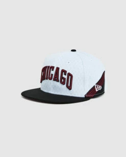 NEW ERA 9Fifty Nbace Chicago Bulls Cap White/Black -Insight Shop 4 24245