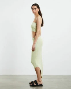 Davia Knit Crop Top Pear Green -Insight Shop 4 25739