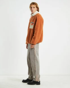 Insight Cultures 1/4 Sherpa Jumper Rust Orange -Insight Shop 4 26686