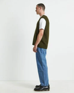 Sunday Knitted Box Vest Olive 11 Sunday Knitted Box Vest Olive -Insight Shop 4 26710