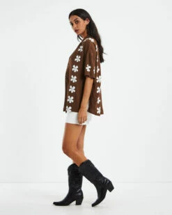 Cali Resort Shirt Chocolate Brown 11 Cali Resort Shirt Chocolate Brown -Insight Shop 4 28963