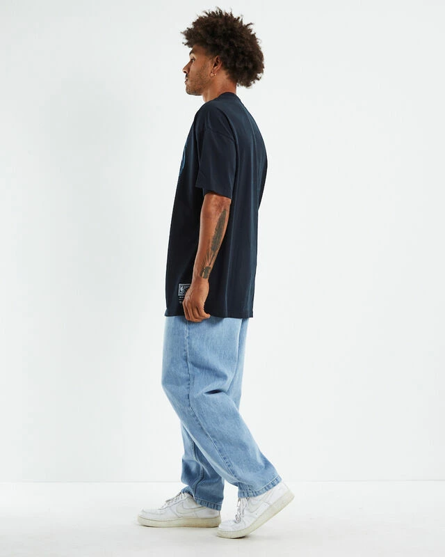 Mitchell & Ness Underscore Charlotte Hornets T-shirt Faded Black 6 Mitchell & Ness Underscore Charlotte Hornets T-shirt Faded Black - Image 4