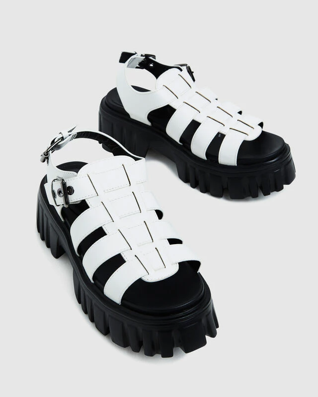 Skylar Sandals White 6 Skylar Sandals White - Image 4