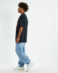 Mitchell & Ness Underscore Phoenix Suns T-shirt Faded Black -Insight Shop 4 30371