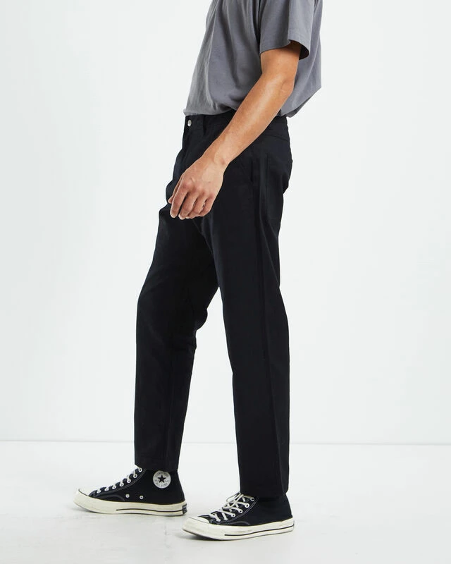 Afends Ninety Twos Recycled Pants Black 6 Afends Ninety Twos Recycled Pants Black - Image 4