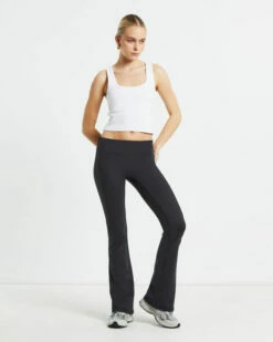 Slightly Flared Tights Black 11 Slightly Flared Tights Black -Insight Shop 4 38747