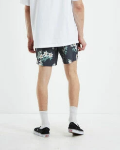 Rhythm Bloom 17" Trunk Boardshorts Black -Insight Shop 4 39058