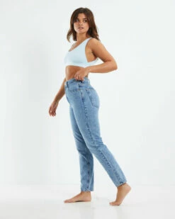 Calvin Klein CK One Recycled Unlined Bralette Blue -Insight Shop 4 40486