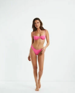 Strappy Underwire Bikini Top Peony Pink -Insight Shop 4 40801