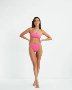 Bandeau Bikini Top Peony Pink -Insight Shop 4 40819
