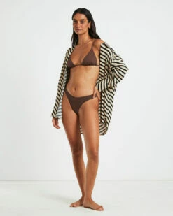 Classic Slide Triangle Bikini Top In Coffee Brown 12 Classic Slide Triangle Bikini Top In Coffee Brown -Insight Shop 4 42687