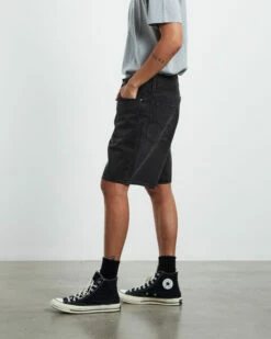 Levis Stay Baggy Denim Shorts Carry On Stonewash Black -Insight Shop 4 43228
