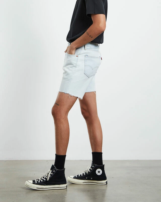 Levis 501 '93 Denim Shorts Blank Canvas Light Indigo 6 Levis 501 '93 Denim Shorts Blank Canvas Light Indigo - Image 4