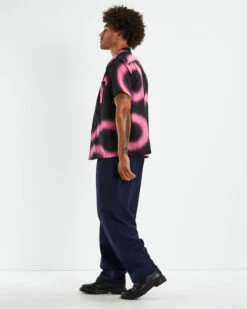 Short Sleeve Hawaiian Shirt Amnesia Pink -Insight Shop 4 43543