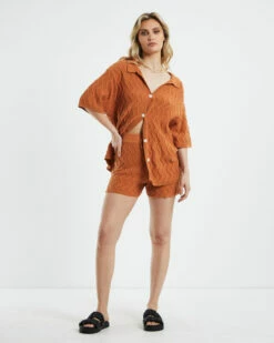 Alexis Shirt Caramel Brown -Insight Shop 4 45374