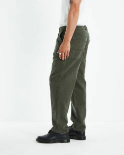 Canvas Carpenter Pants Olive Green 11 Canvas Carpenter Pants Olive Green -Insight Shop 4 45825