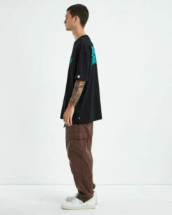 Puffy Short Sleeve T-Shirt Black 11 Puffy Short Sleeve T-Shirt Black -Insight Shop 4 45861