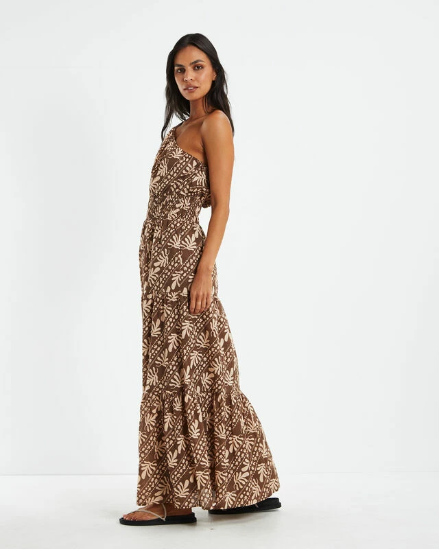 Carrie Maxi Dress Coral Assorted 6 Carrie Maxi Dress Coral Assorted - Image 4