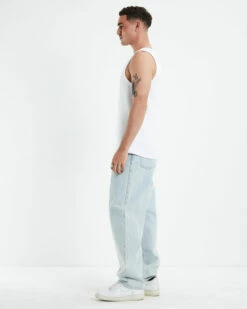 Rib Singlet White 11 Rib Singlet White -Insight Shop 4 47067