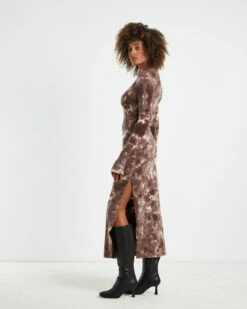 Stammy Cut Out Midi Dress Acid Wash Multi 11 Stammy Cut Out Midi Dress Acid Wash Multi -Insight Shop 4 47485