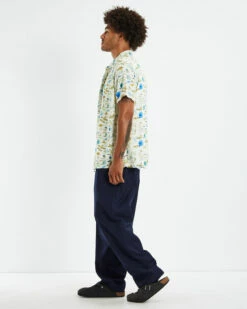 Lay Day Short Sleeve Shirt Vintage White 11 Lay Day Short Sleeve Shirt Vintage White -Insight Shop 4 47566