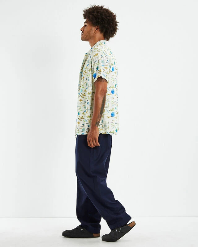 Lay Day Short Sleeve Shirt Vintage White 6 Lay Day Short Sleeve Shirt Vintage White - Image 4