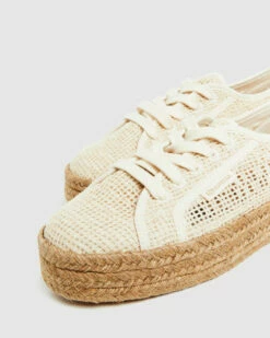 Superga 2730 Rope Organic Macrame Sneakers Beige Raw -Insight Shop 4 47589