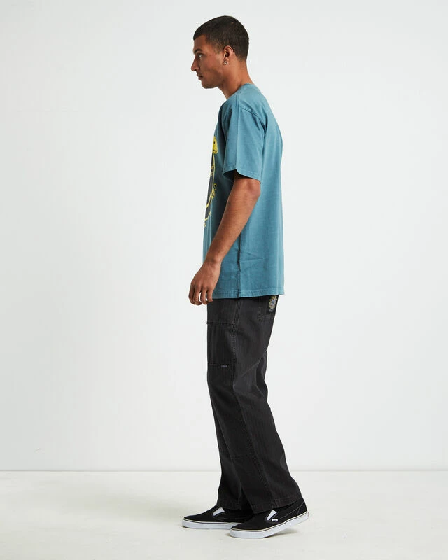 MARKET Smiley Arts & Sciences T-shirt Sage Green 6 MARKET Smiley Arts & Sciences T-shirt Sage Green - Image 4