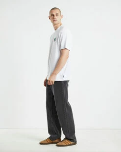 Afends Crops Hemp Retro Fit Short Sleeve T-Shirt White -Insight Shop 4 48036